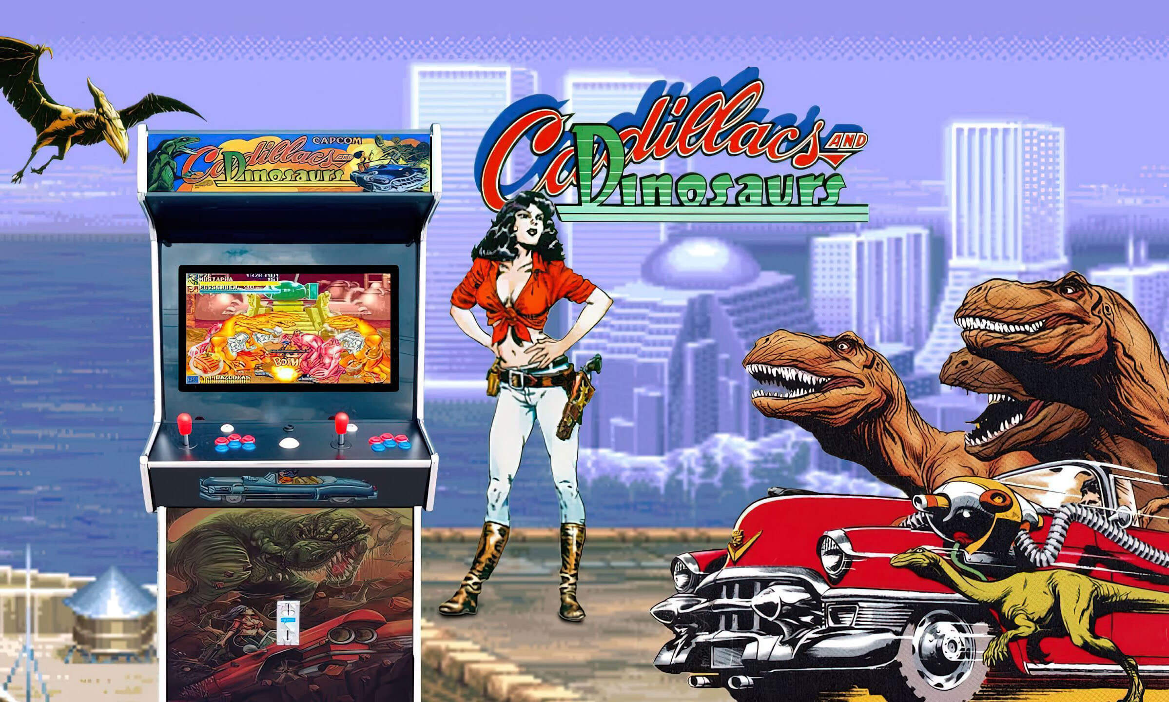 Игровой автомат Cadillacs and Dinosaurs на Аркадных автоматов